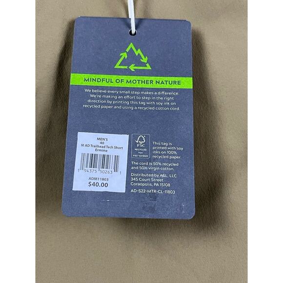 Alpine Design Shorts Men's Size 40 Hiking Trailhead Tech Lightweight Camping - Picture 2 of 9